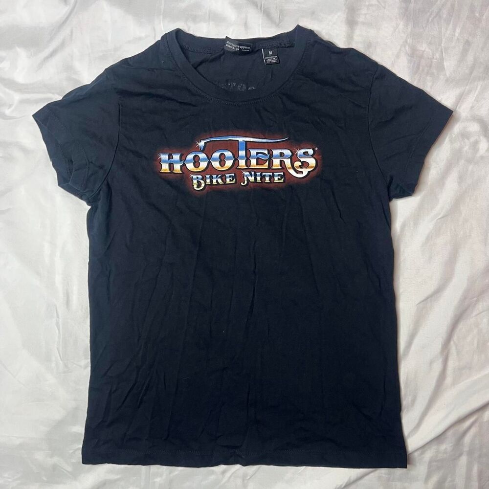 Hooters Bike Nite Black Baby Tee